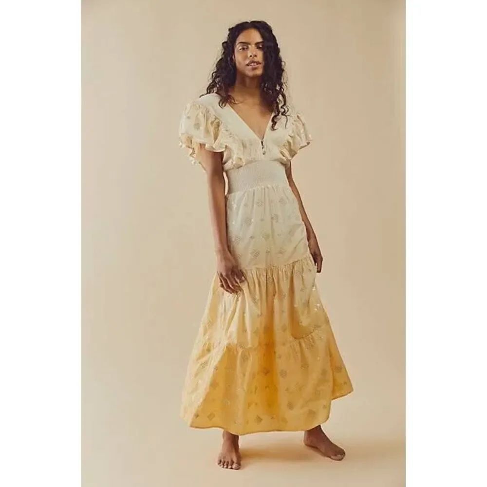 Free People Jen’s Pirate Booty Ombre Star Sign Maxi Dress $275